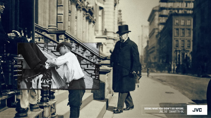 JVC電視平面廣告
